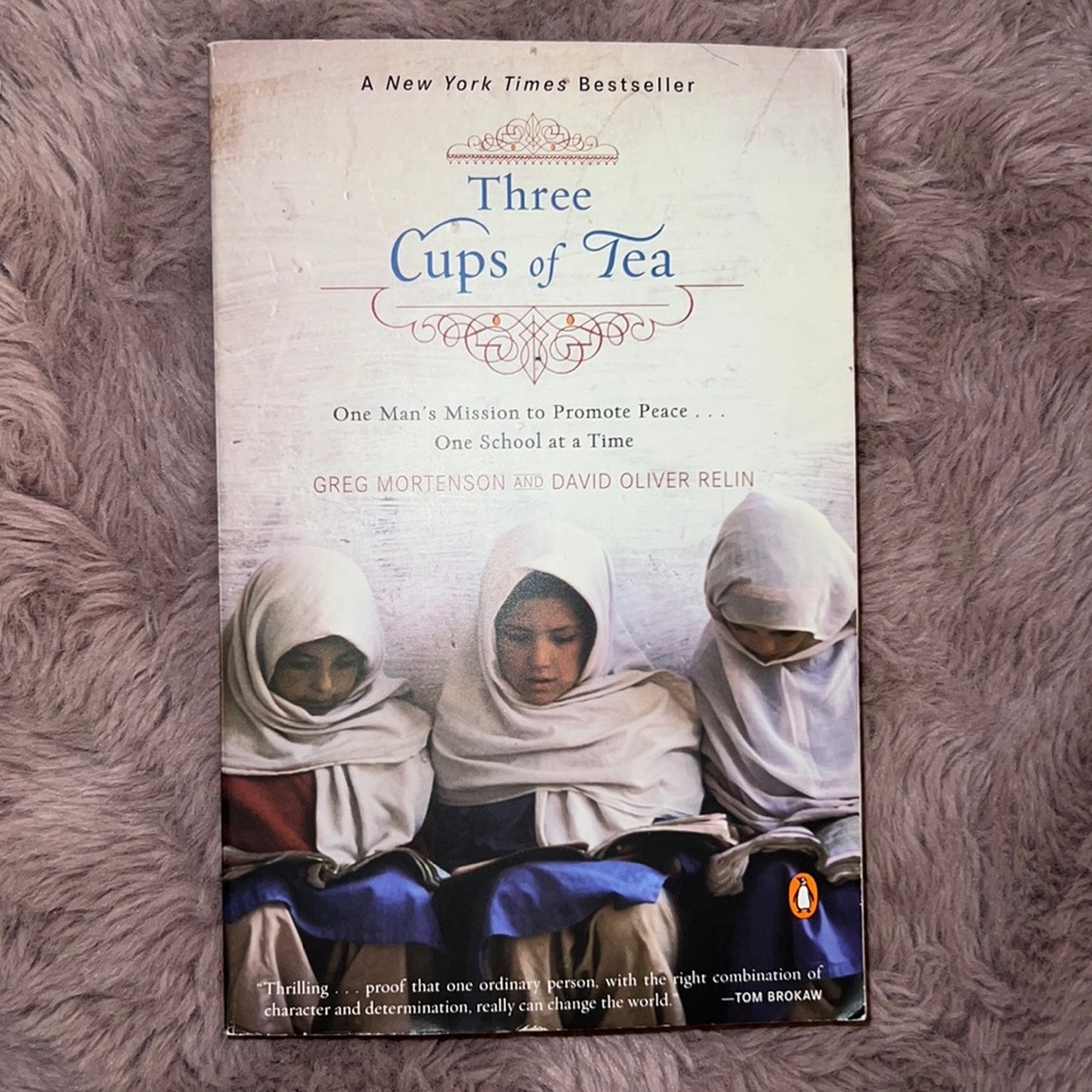 Three Cups of Tea by Greg Mortenson  David Oliver Relin NY Times Bestseller book